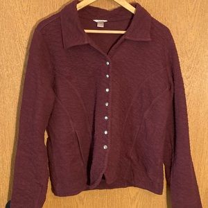 Cute Christopher & Banks Purple Blazer size L